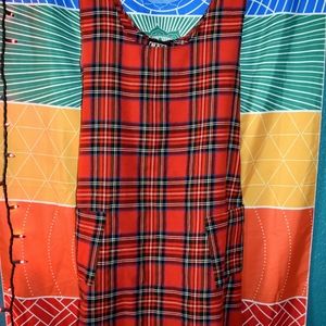 90s Plaid Mini Dress